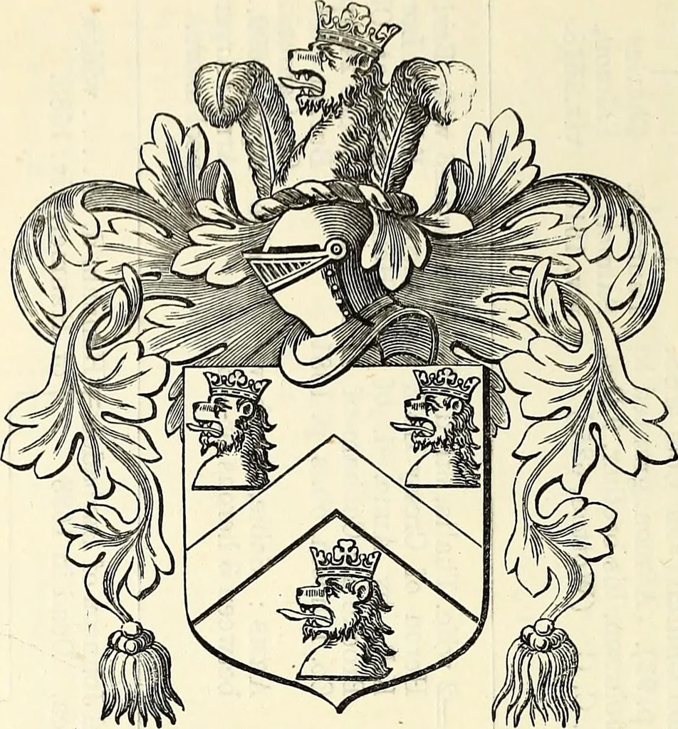 An illustration from Miscellanea genealogica et heraldica :, 1874, leaf 467