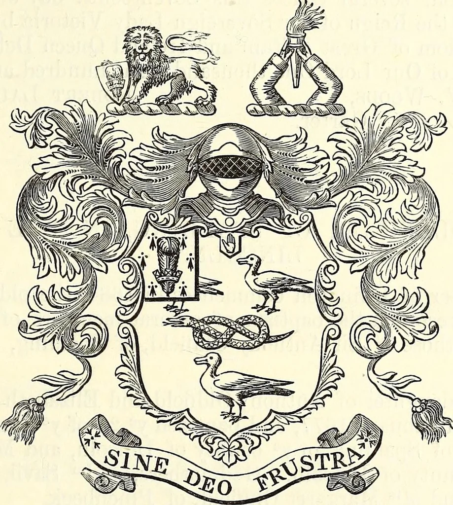An illustration from Miscellanea genealogica et heraldica :, 1874, leaf 468