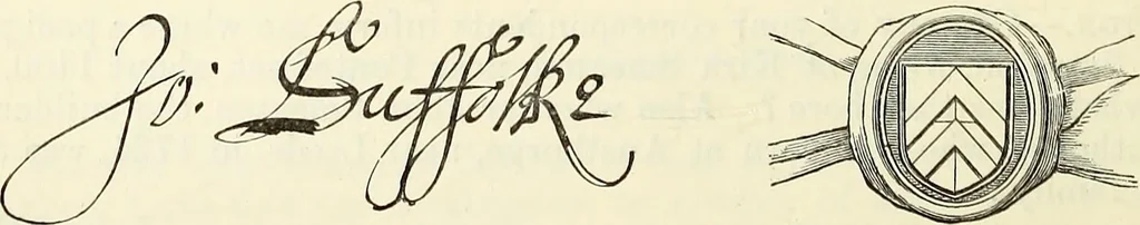 An illustration from Miscellanea genealogica et heraldica :, 1874, leaf 73