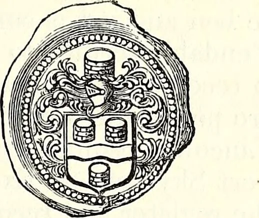 An illustration from Miscellanea genealogica et heraldica :, 1874, leaf 92