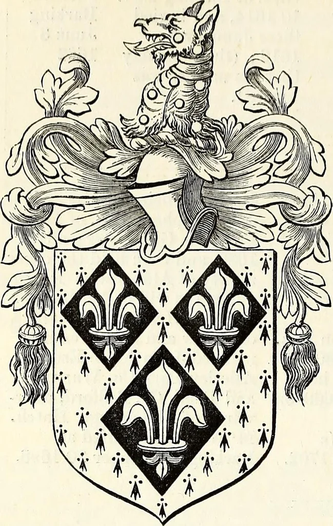 An illustration from Miscellanea genealogica et heraldica :, 1874, leaf 93