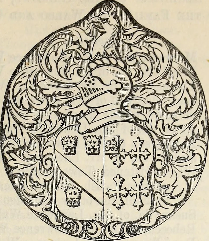An illustration from Miscellanea genealogica et heraldica :, 1877, leaf 114