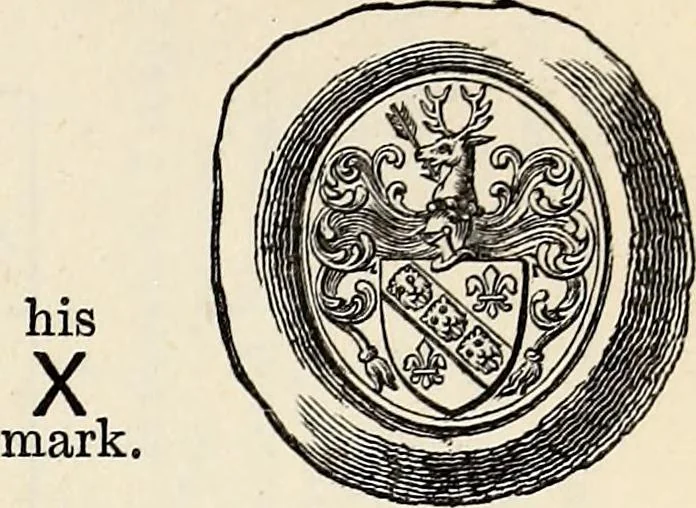 An illustration from Miscellanea genealogica et heraldica :, 1877, leaf 118