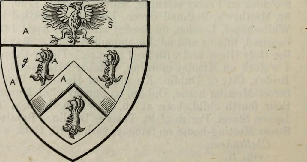 An illustration from Miscellanea genealogica et heraldica :, 1877, leaf 119