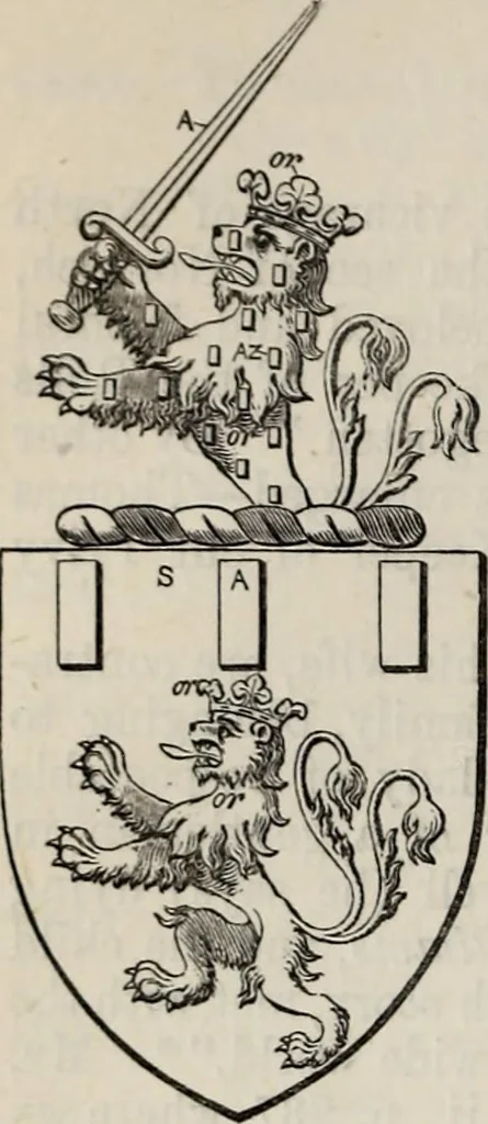 An illustration from Miscellanea genealogica et heraldica :, 1877, leaf 127