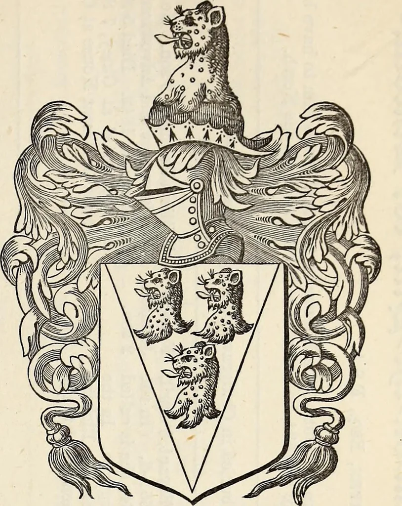 An illustration from Miscellanea genealogica et heraldica :, 1877, leaf 134