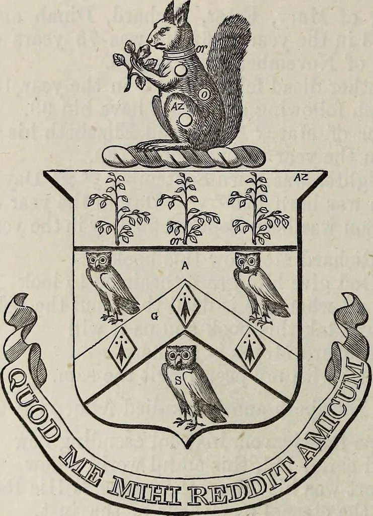 An illustration from Miscellanea genealogica et heraldica :, 1877, leaf 141