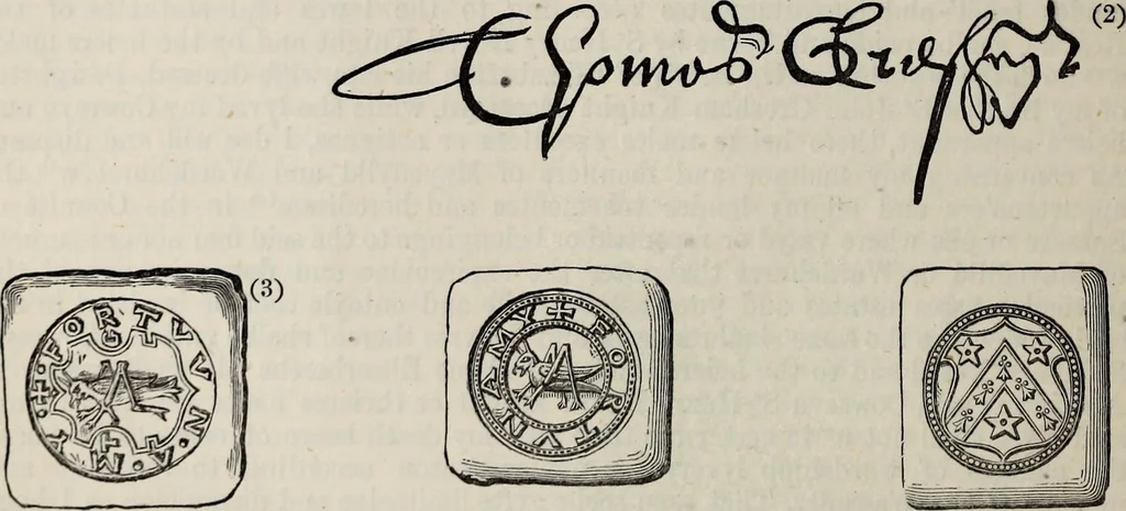 An illustration from Miscellanea genealogica et heraldica :, 1877, leaf 185