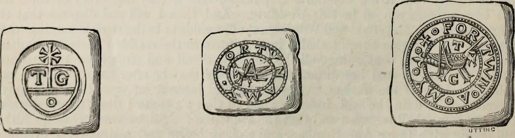 An illustration from Miscellanea genealogica et heraldica :, 1877, leaf 185