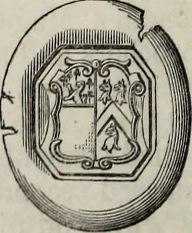An illustration from Miscellanea genealogica et heraldica :, 1877, leaf 207