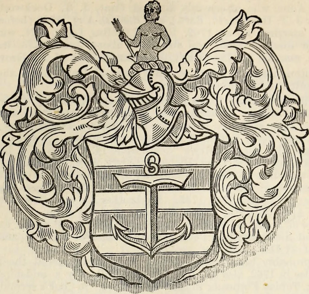 An illustration from Miscellanea genealogica et heraldica :, 1877, leaf 276
