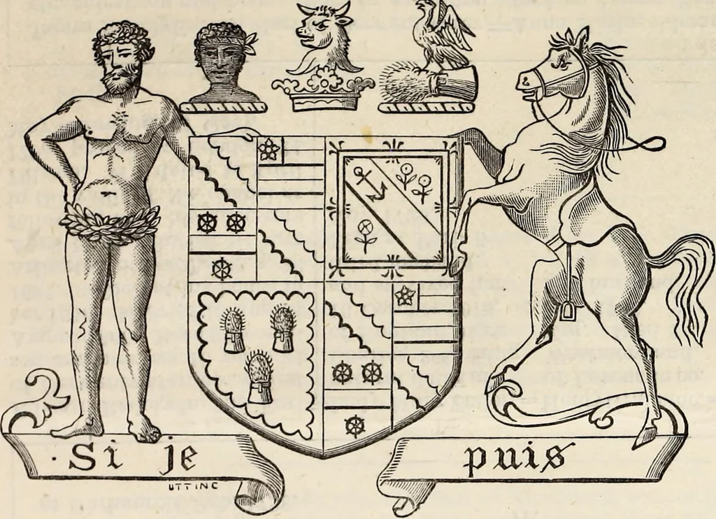 An illustration from Miscellanea genealogica et heraldica :, 1877, leaf 320