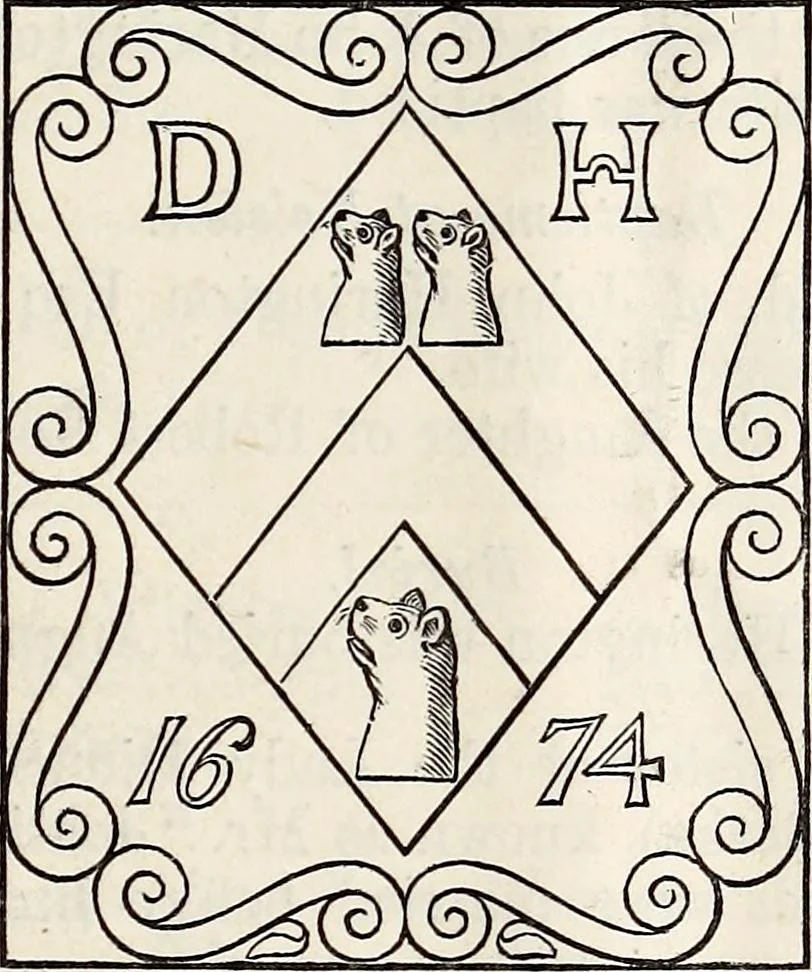 An illustration from Miscellanea genealogica et heraldica :, 1877, leaf 374