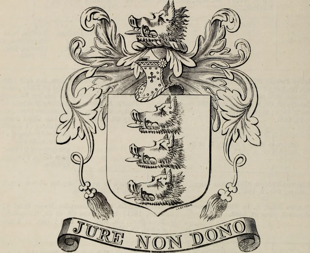An illustration from Miscellanea genealogica et heraldica :, 1877, leaf 43