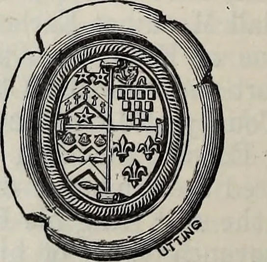 An illustration from Miscellanea genealogica et heraldica :, 1877, leaf 495