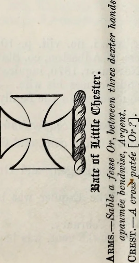 An illustration from Miscellanea genealogica et heraldica :, 1877, leaf 517