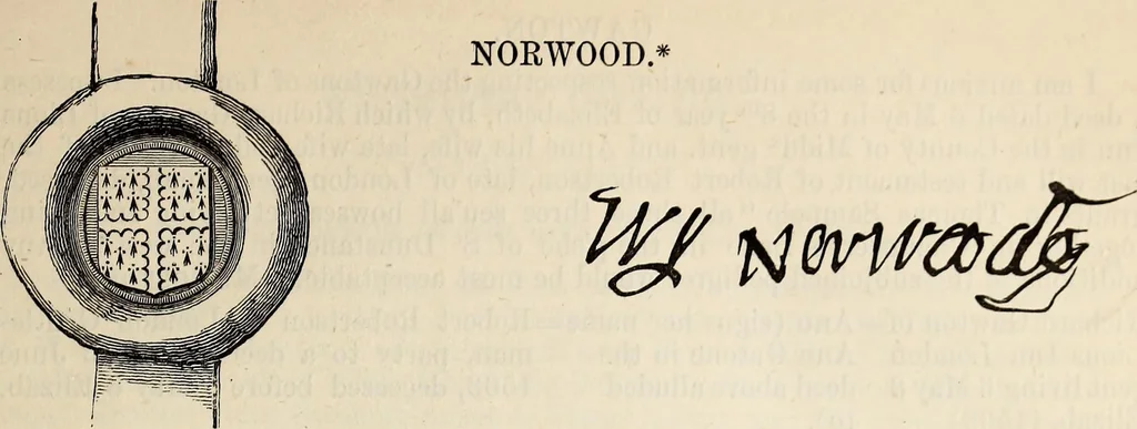 An illustration from Miscellanea genealogica et heraldica :, 1877, leaf 56