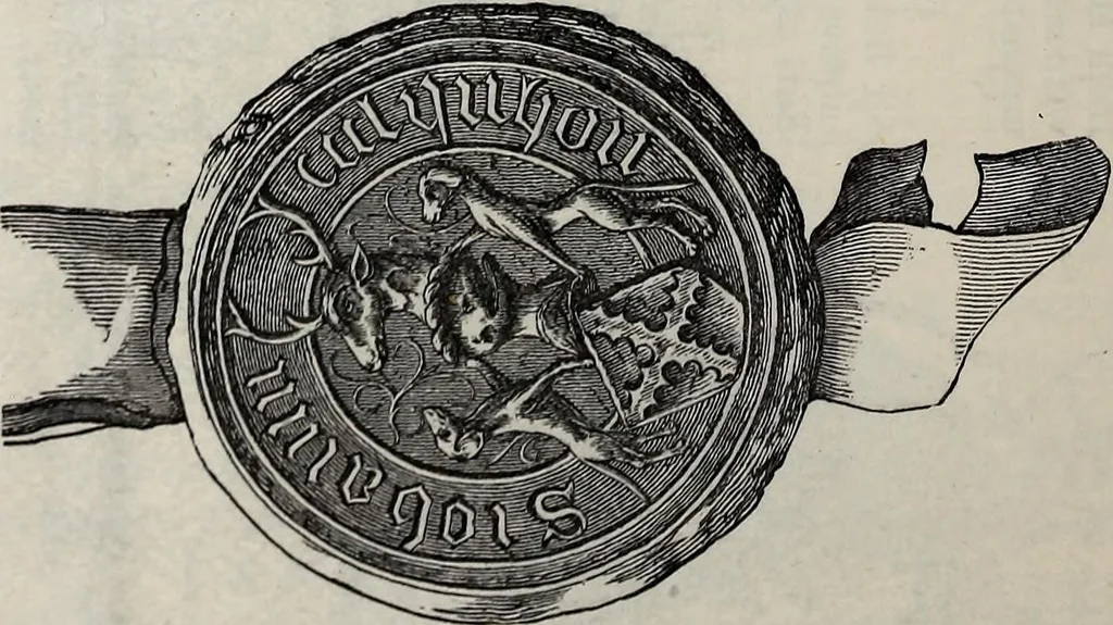 An illustration from Miscellanea genealogica et heraldica :, 1877, leaf 567