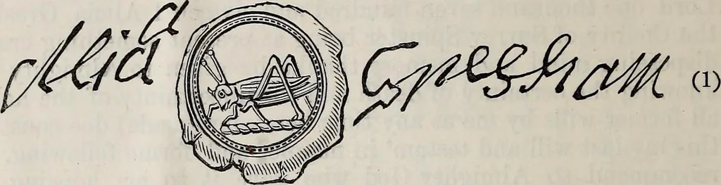 An illustration from Miscellanea genealogica et heraldica :, 1877, leaf 575