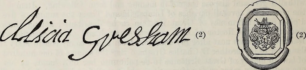 An illustration from Miscellanea genealogica et heraldica :, 1877, leaf 575