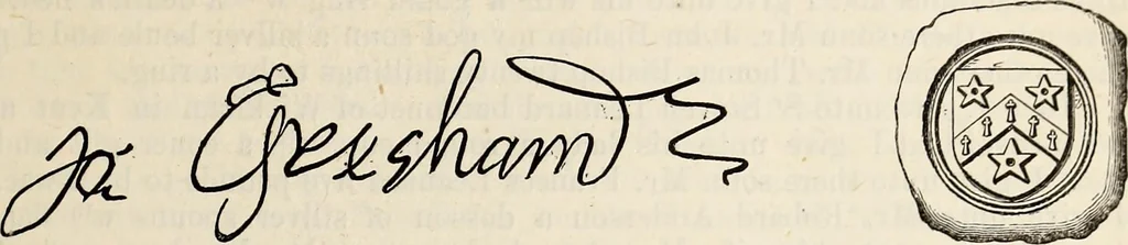 An illustration from Miscellanea genealogica et heraldica :, 1877, leaf 58
