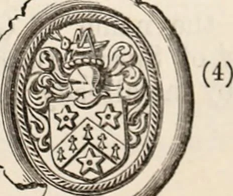 An illustration from Miscellanea genealogica et heraldica :, 1877, leaf 60