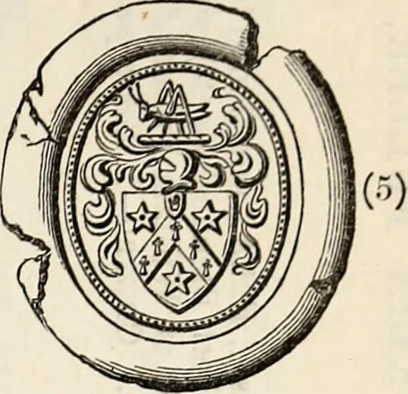 An illustration from Miscellanea genealogica et heraldica :, 1877, leaf 68