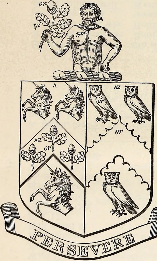 An illustration from Miscellanea genealogica et heraldica :, 1881, leaf 145