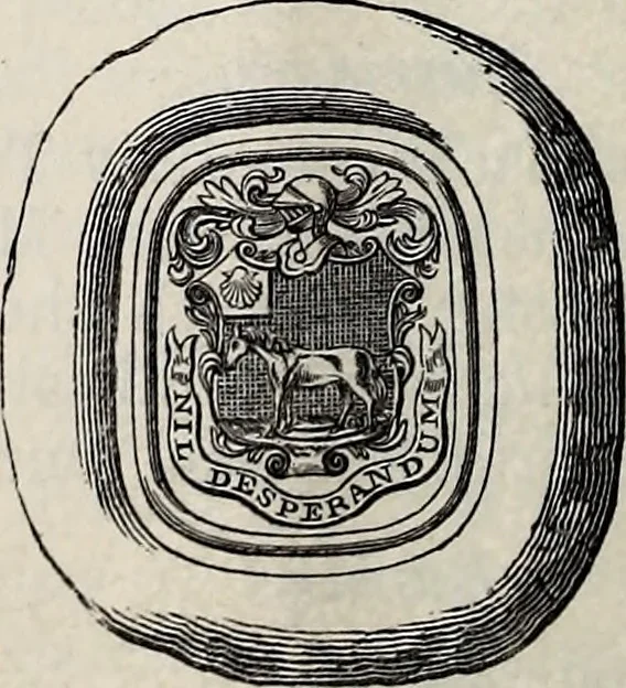 An illustration from Miscellanea genealogica et heraldica :, 1881, leaf 156