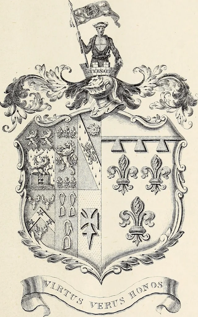 An illustration from Miscellanea genealogica et heraldica :, 1881, leaf 187