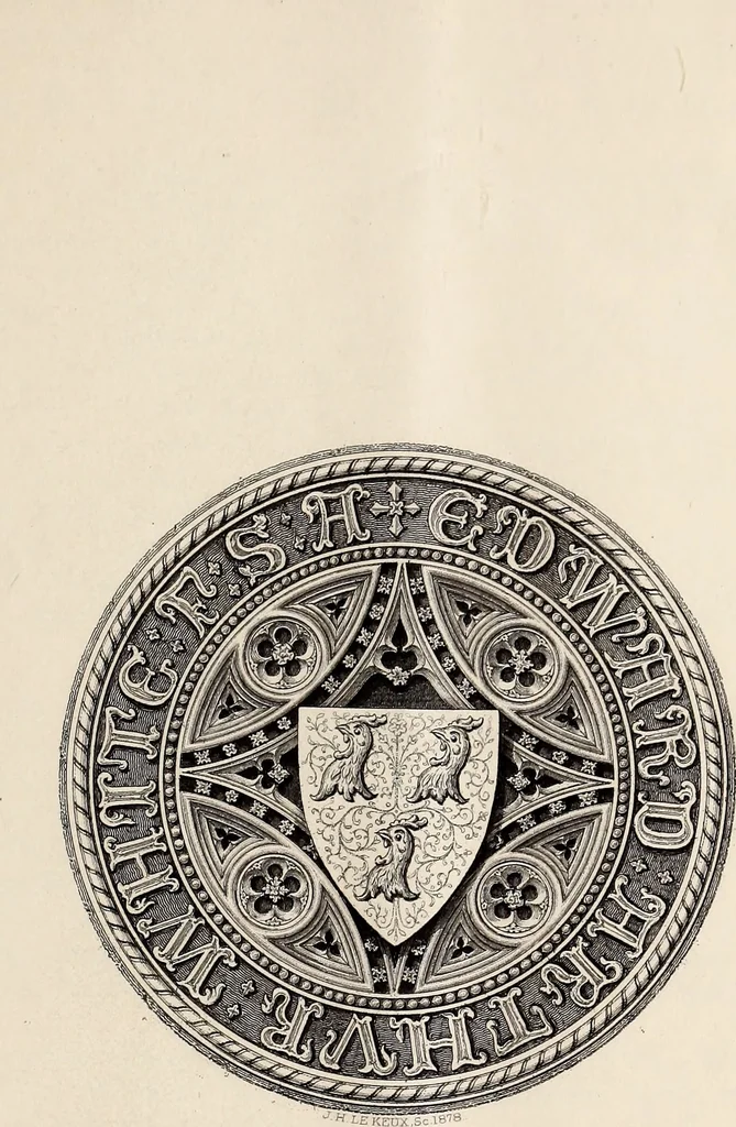 An illustration from Miscellanea genealogica et heraldica :, 1881, leaf 253