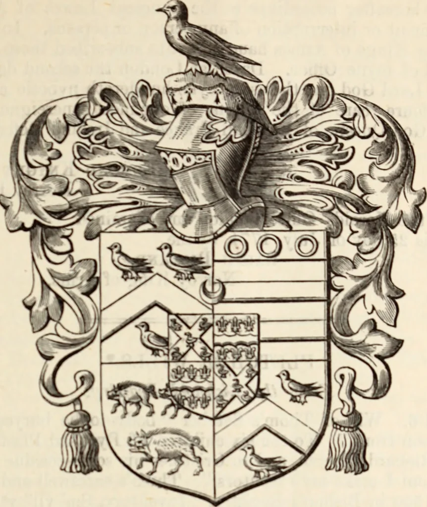 An illustration from Miscellanea genealogica et heraldica :, 1881, leaf 27