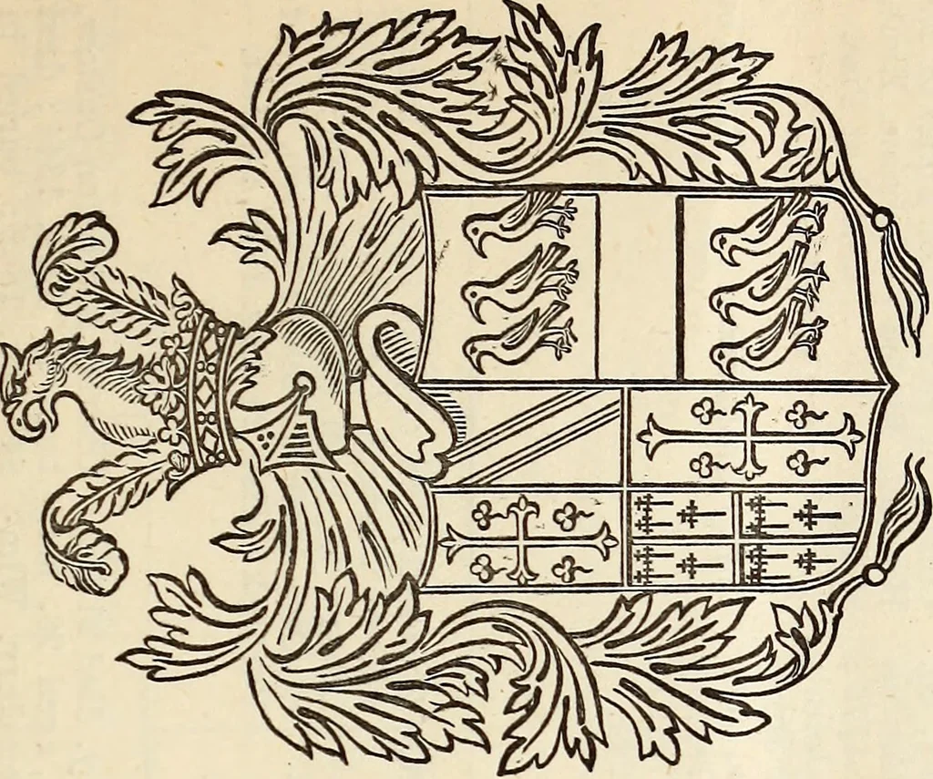 An illustration from Miscellanea genealogica et heraldica :, 1881, leaf 389