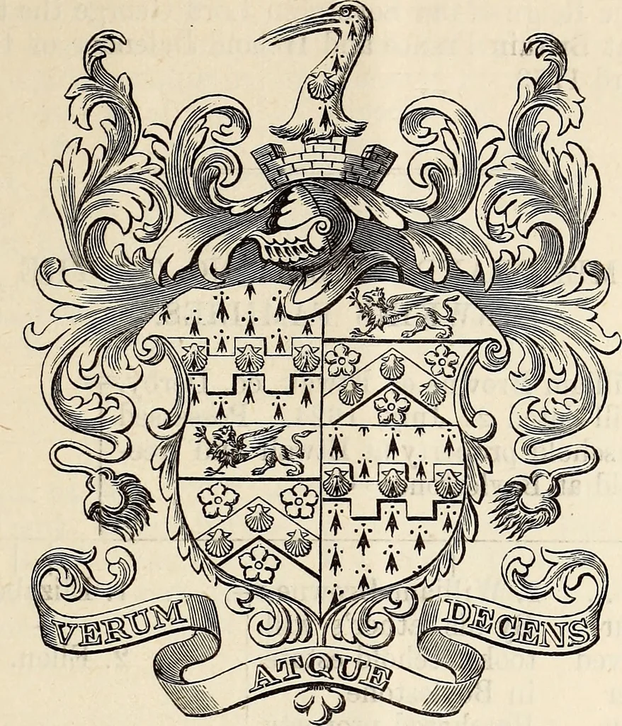 An illustration from Miscellanea genealogica et heraldica :, 1881, leaf 43