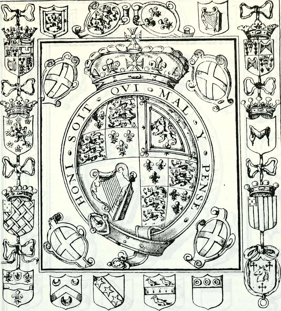 An illustration from Miscellanea genealogica et heraldica :, 1896, leaf 246