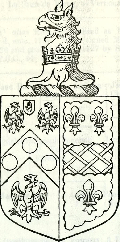 An illustration from Miscellanea genealogica et heraldica :, 1896, leaf 414