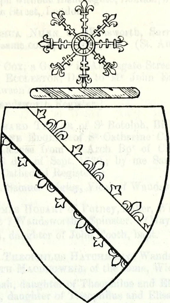 An illustration from Miscellanea genealogica et heraldica :, 1896, leaf 98