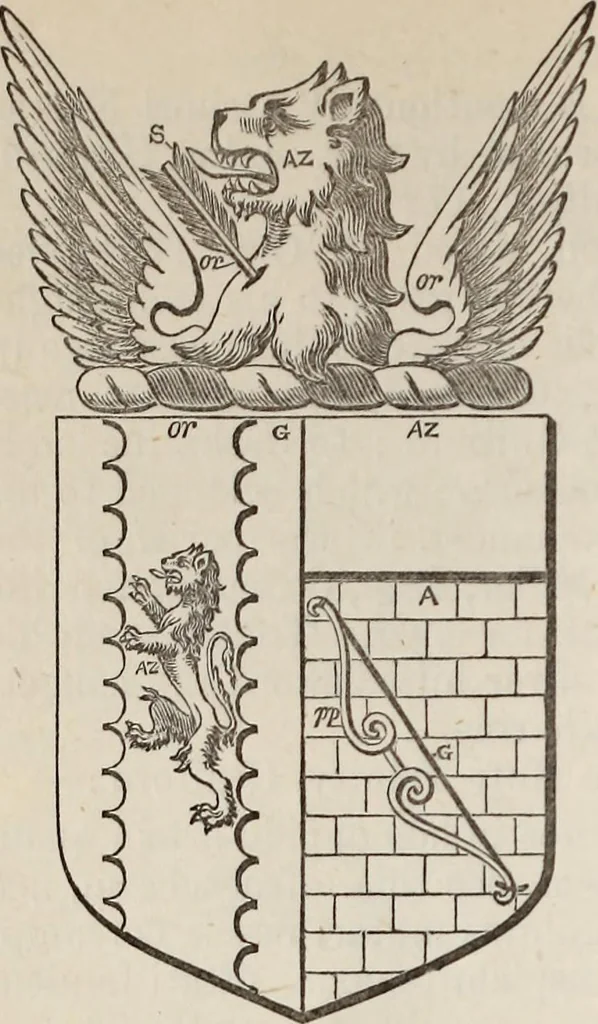 An illustration from Miscellanea genealogica et heraldica :, 1883, leaf 171