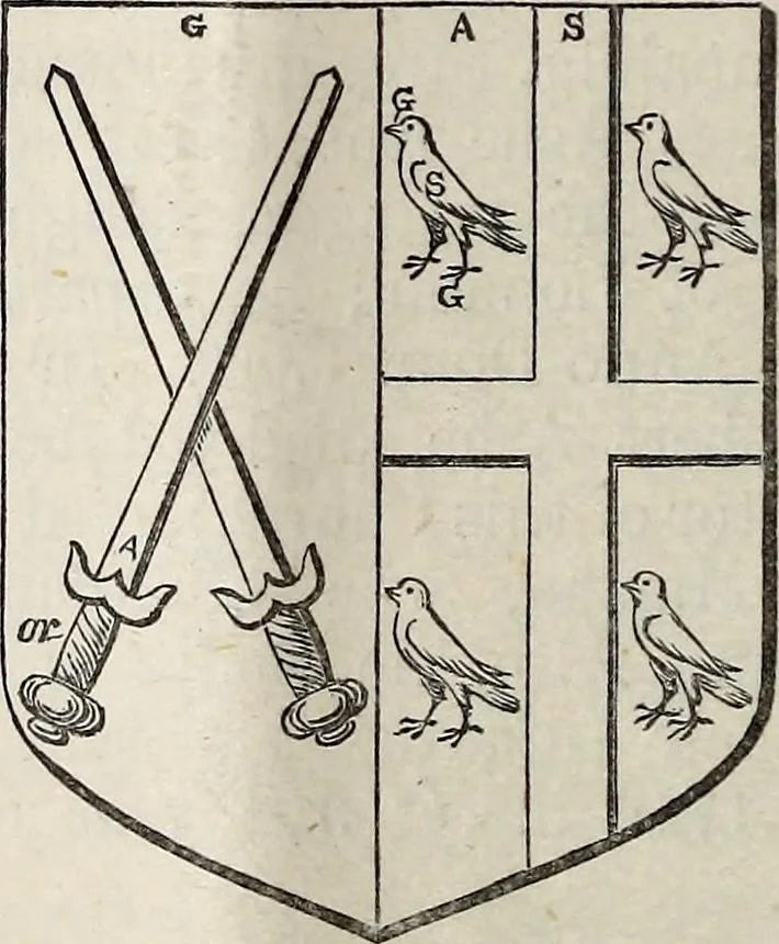 An illustration from Miscellanea genealogica et heraldica :, 1883, leaf 181
