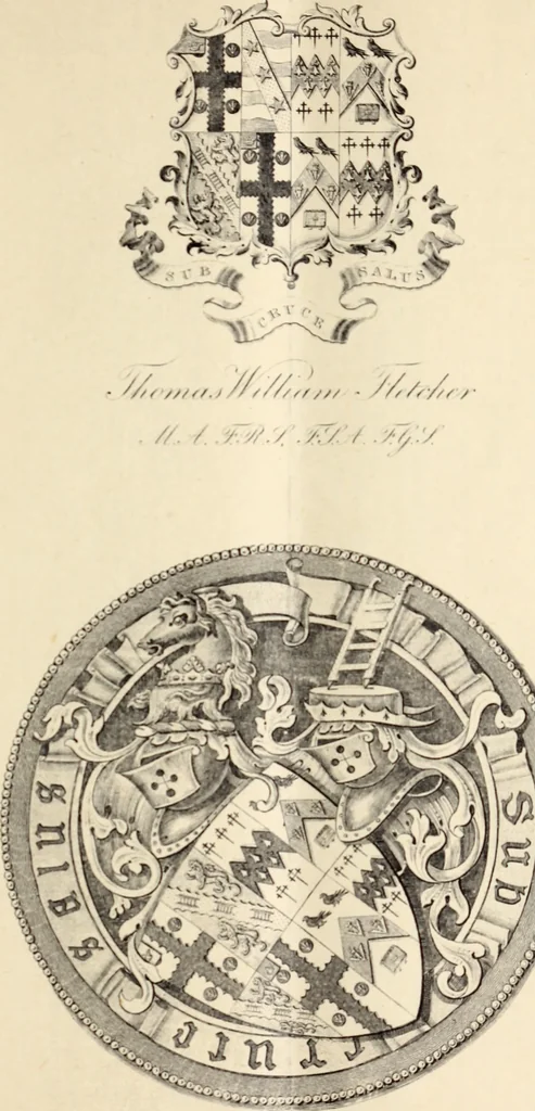 An illustration from Miscellanea genealogica et heraldica :, 1883, leaf 250
