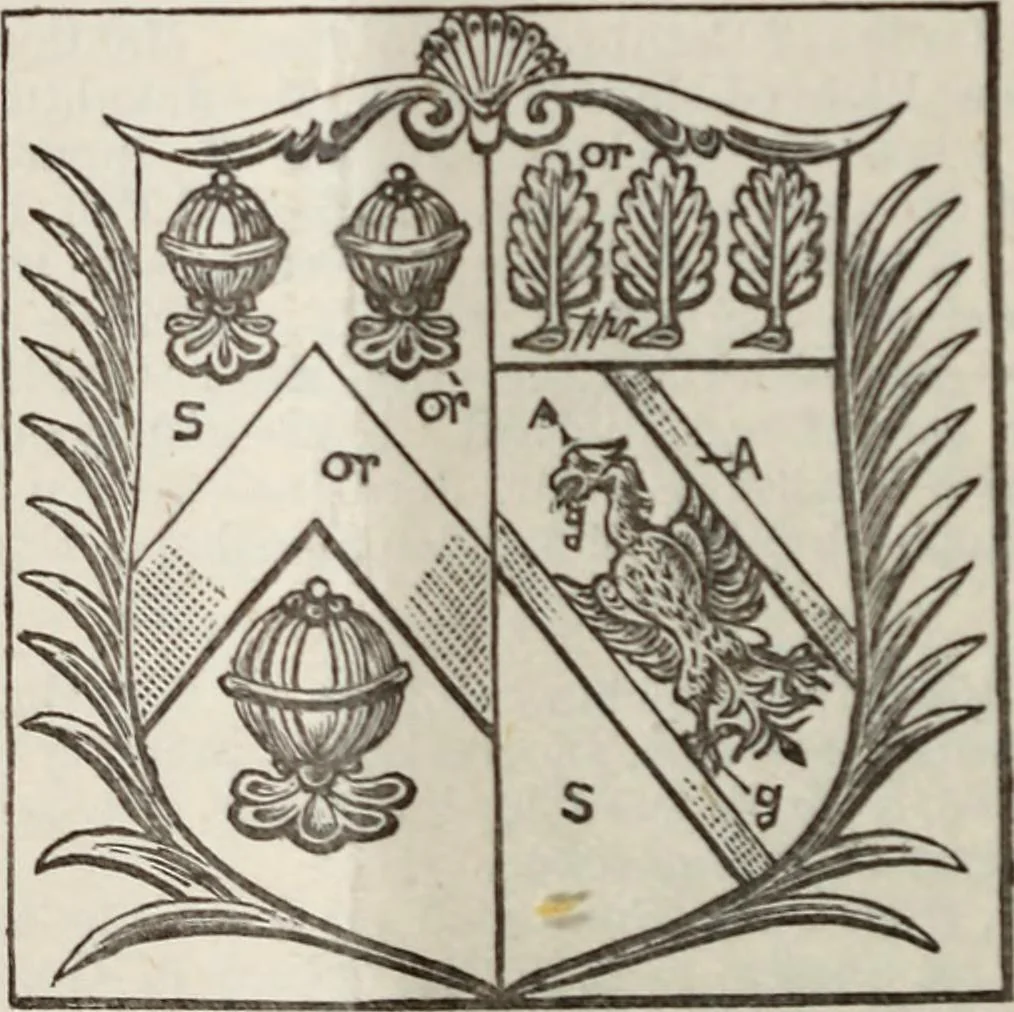 An illustration from Miscellanea genealogica et heraldica :, 1883, leaf 265