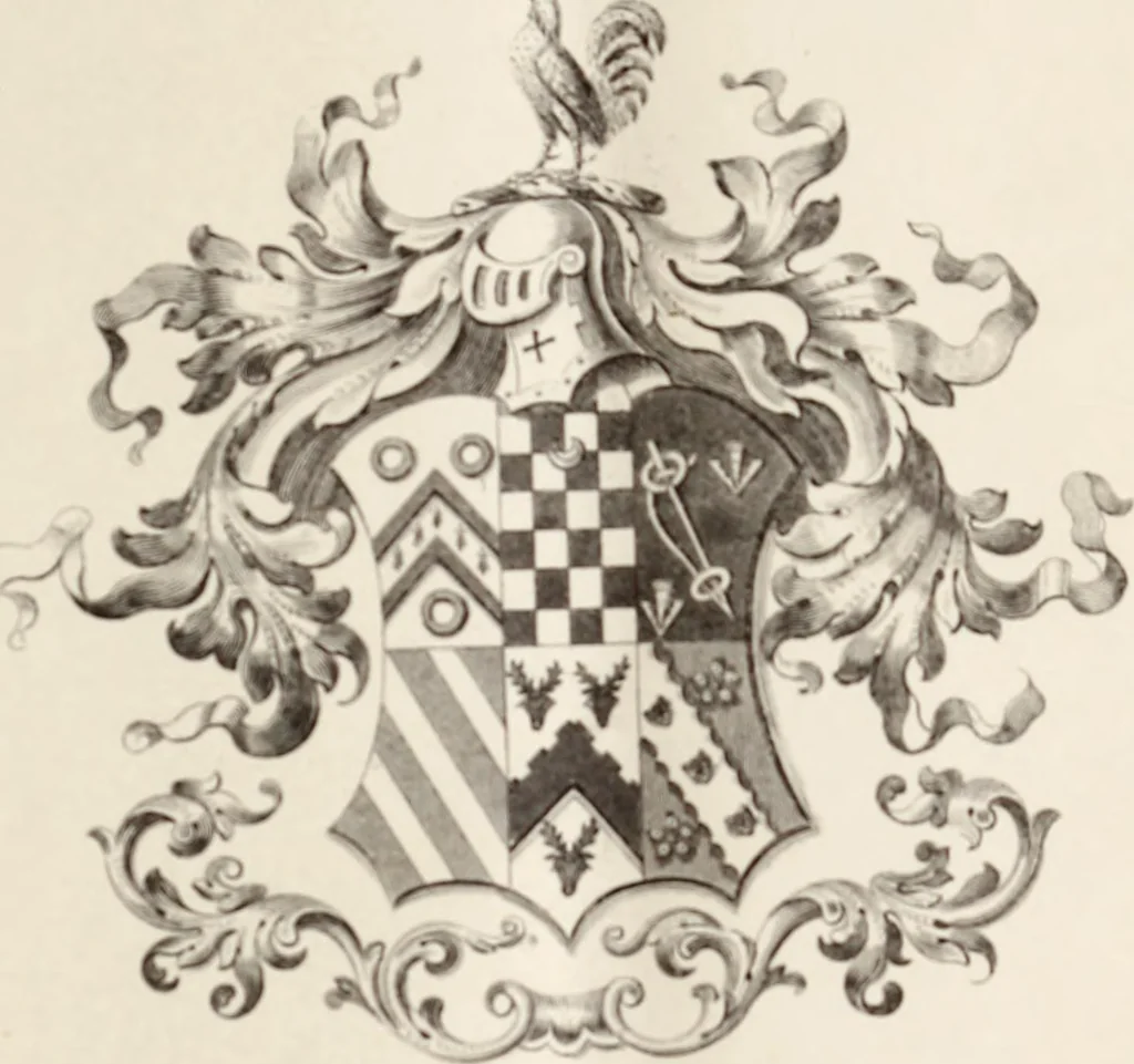 An illustration from Miscellanea genealogica et heraldica :, 1883, leaf 348