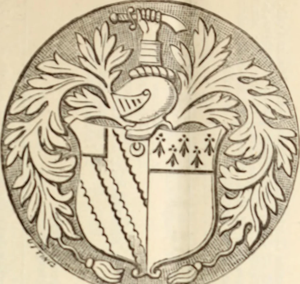 An illustration from Miscellanea genealogica et heraldica :, 1883, leaf 390