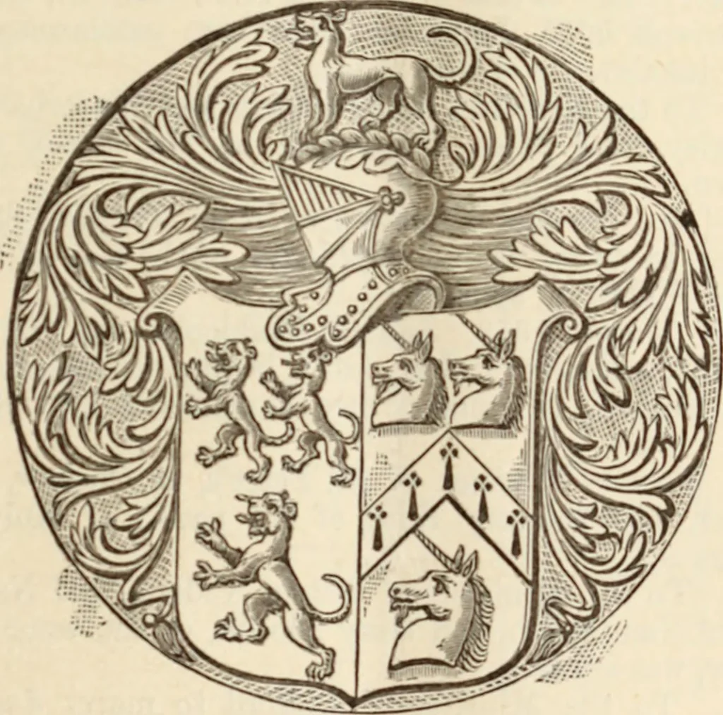 An illustration from Miscellanea genealogica et heraldica :, 1883, leaf 414