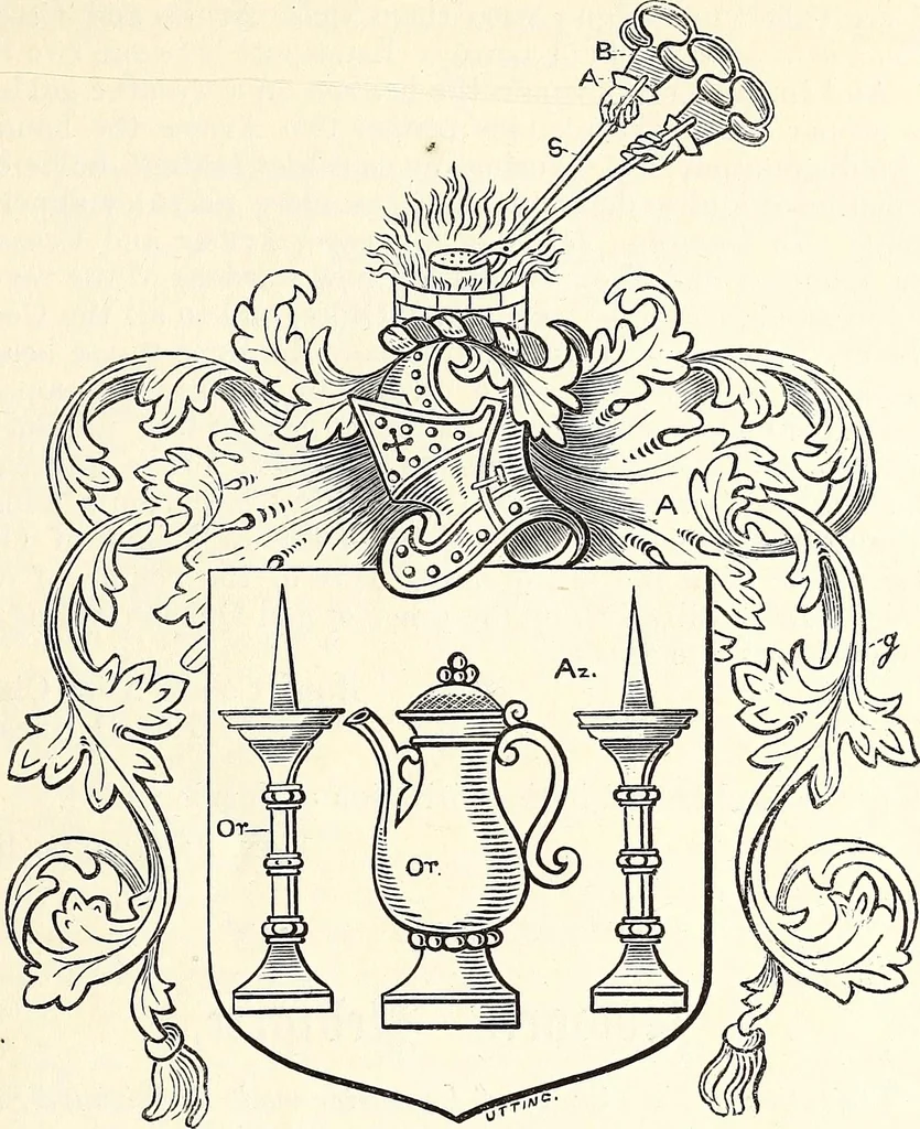 An illustration from Miscellanea genealogica et heraldica :, 1868, leaf 122
