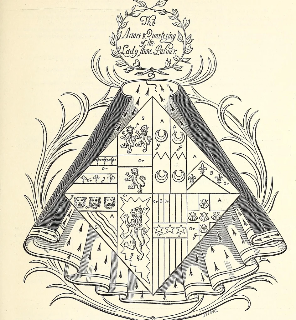 An illustration from Miscellanea genealogica et heraldica :, 1868, leaf 130