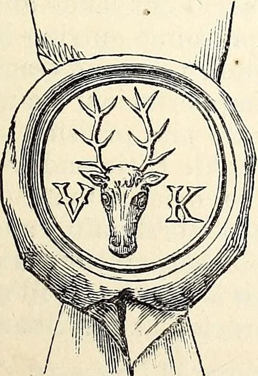 An illustration from Miscellanea genealogica et heraldica :, 1868, leaf 156