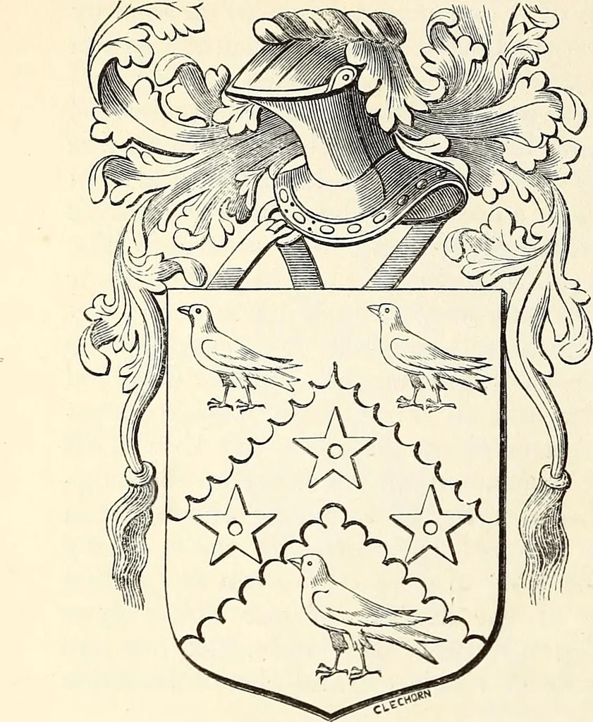An illustration from Miscellanea genealogica et heraldica :, 1868, leaf 159