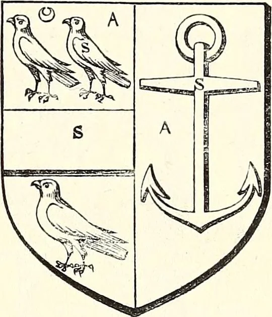 An illustration from Miscellanea genealogica et heraldica :, 1868, leaf 162
