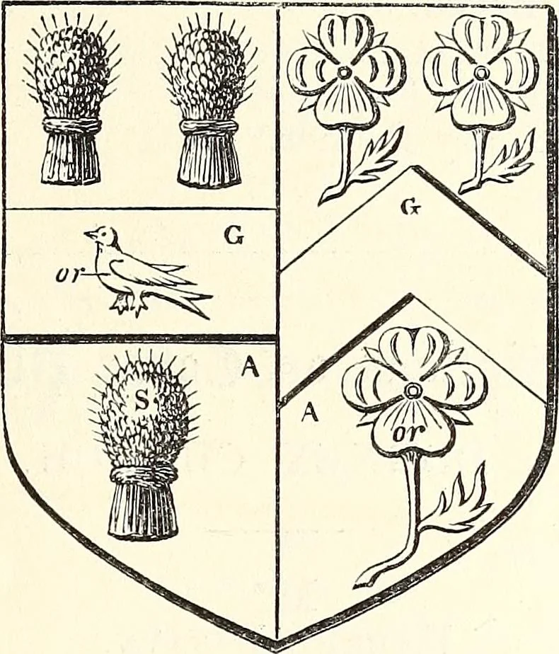 An illustration from Miscellanea genealogica et heraldica :, 1868, leaf 166